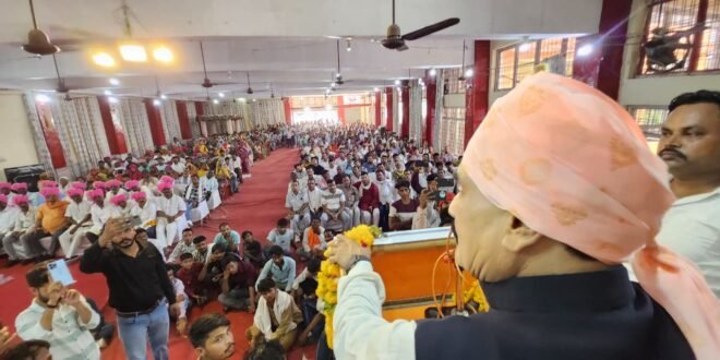 वाल्मीकि समाज का डॉ. नरोत्तम मिश्रा को समर्थन, महा सम्मेलन में दिखी एकजुटता*
