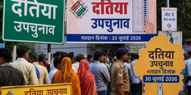 मध्य प्रदेश की दतिया विधानसभा सीट पर उपचुनाव का ऐलान